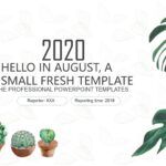 Hojas de Plantas Plantilla PowerPoint