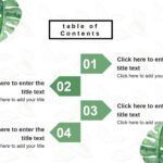 Hojas de Plantas Plantilla PowerPoint