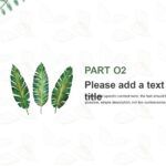 Hojas de Plantas Plantilla PowerPoint