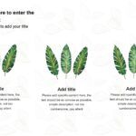 Hojas de Plantas Plantilla PowerPoint