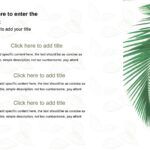 Hojas de Plantas Plantilla PowerPoint