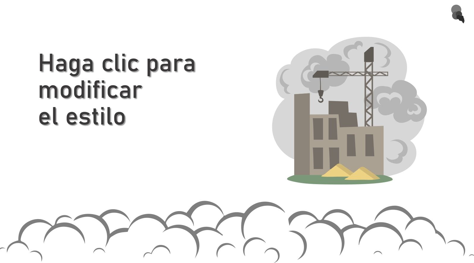 Humo Plantilla PowerPoint