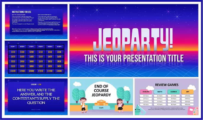 Juegos Jeopardy en PowerPoint