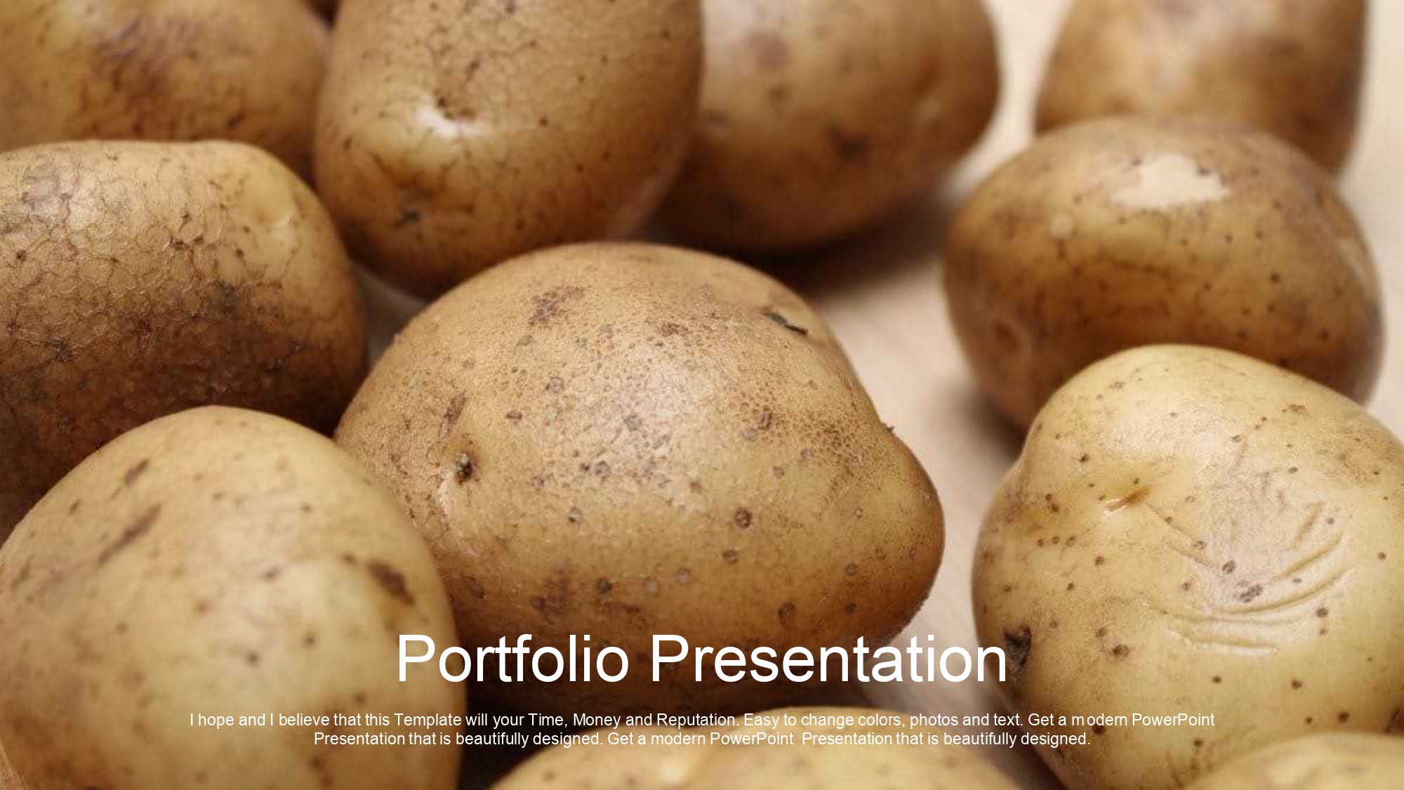 La Papa Plantilla PowerPoint