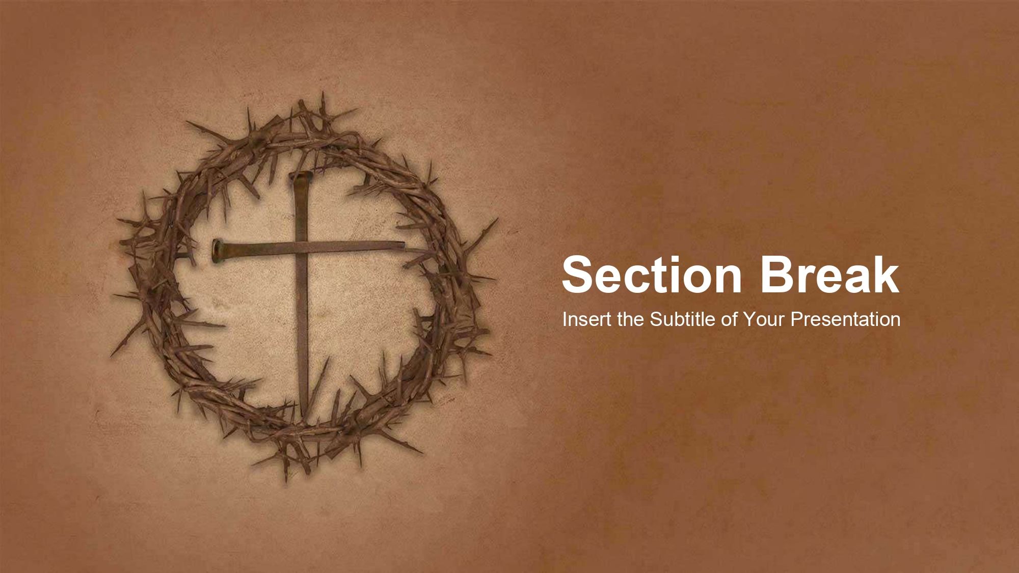 La Pasión de Cristo Plantilla PowerPoint