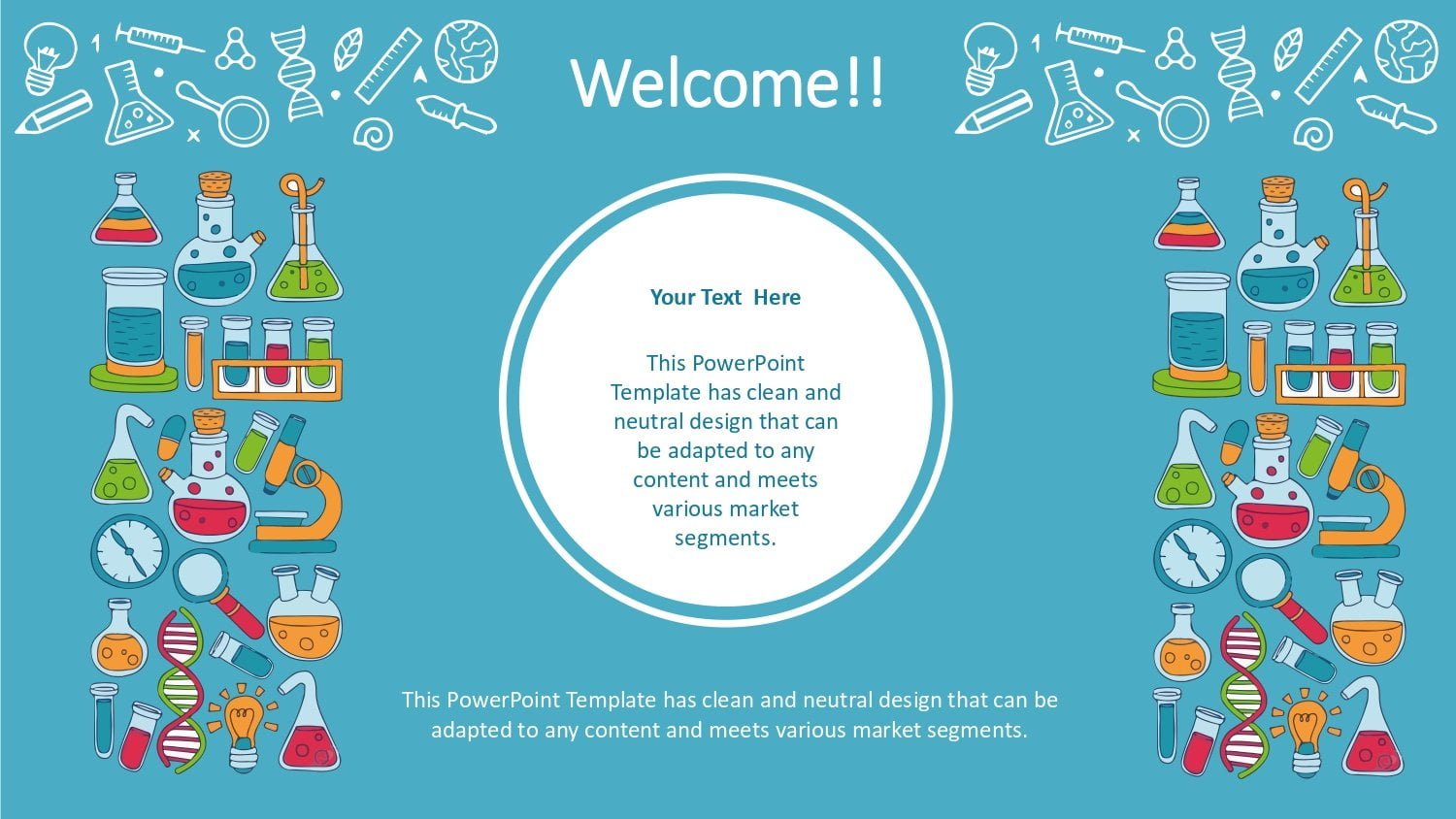 Laboratorio de Ciencias Plantilla PowerPoint