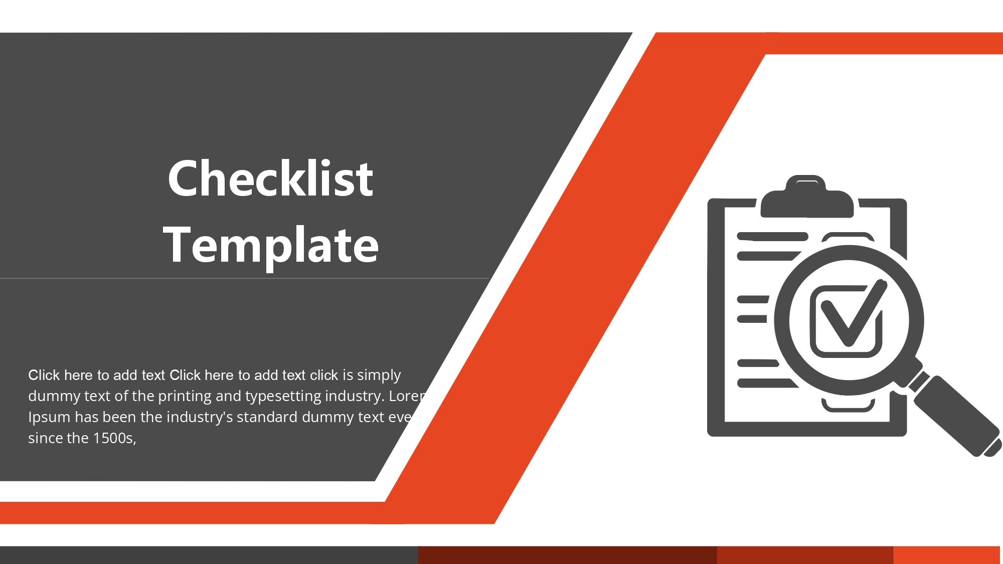 Lista de Verificación Plantilla PowerPoint