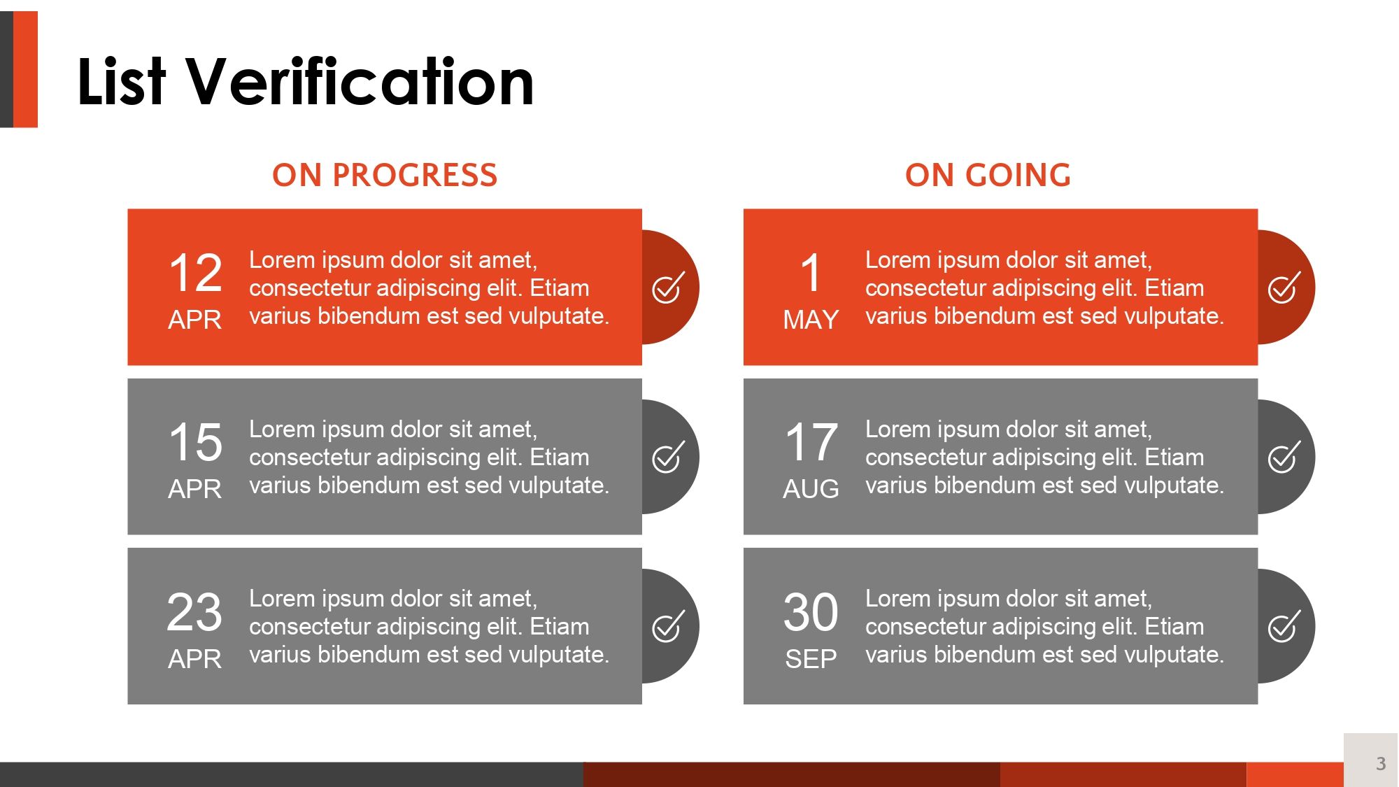 Lista de Verificación Plantilla PowerPoint