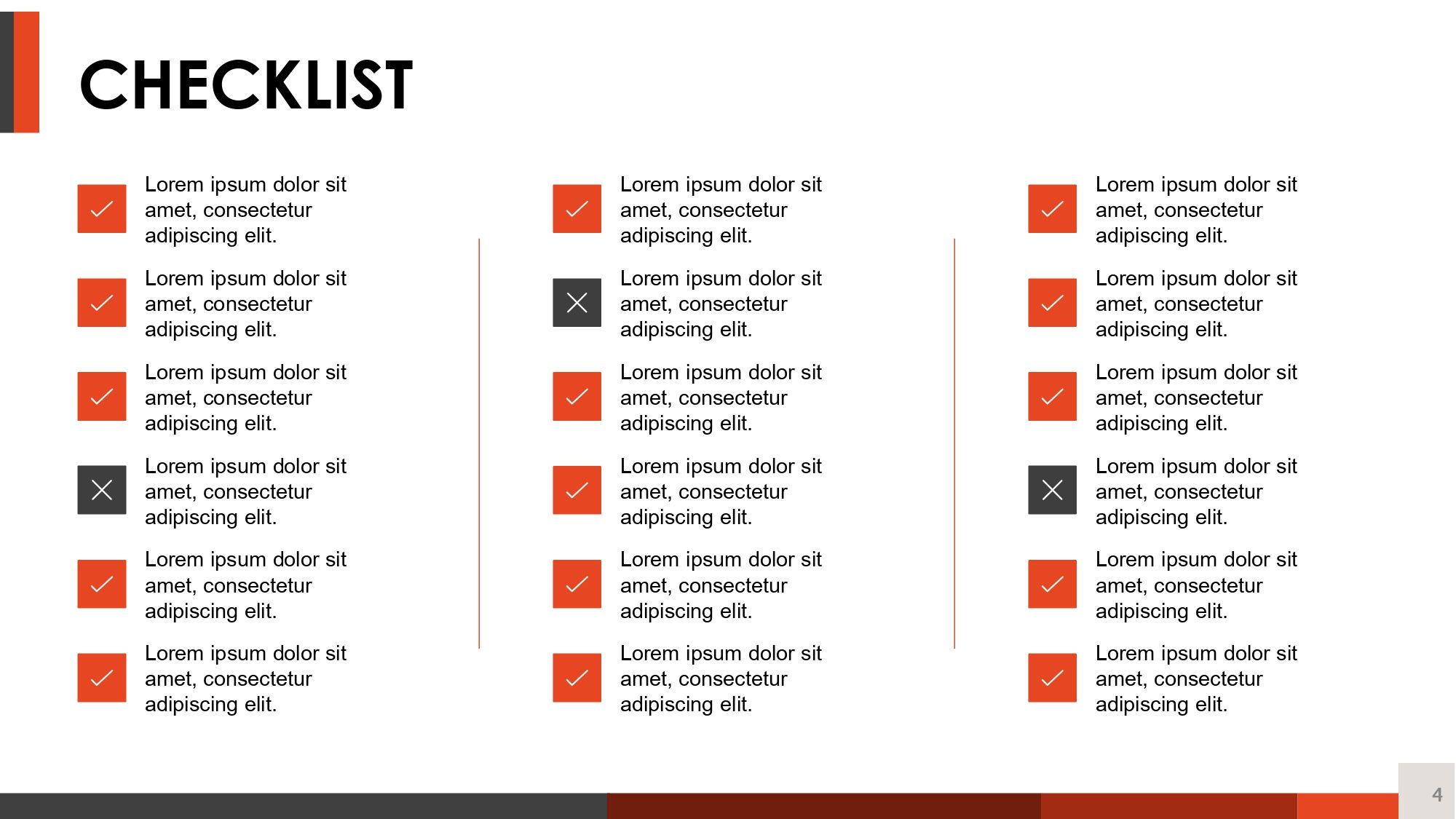 Lista de Verificación Plantilla PowerPoint