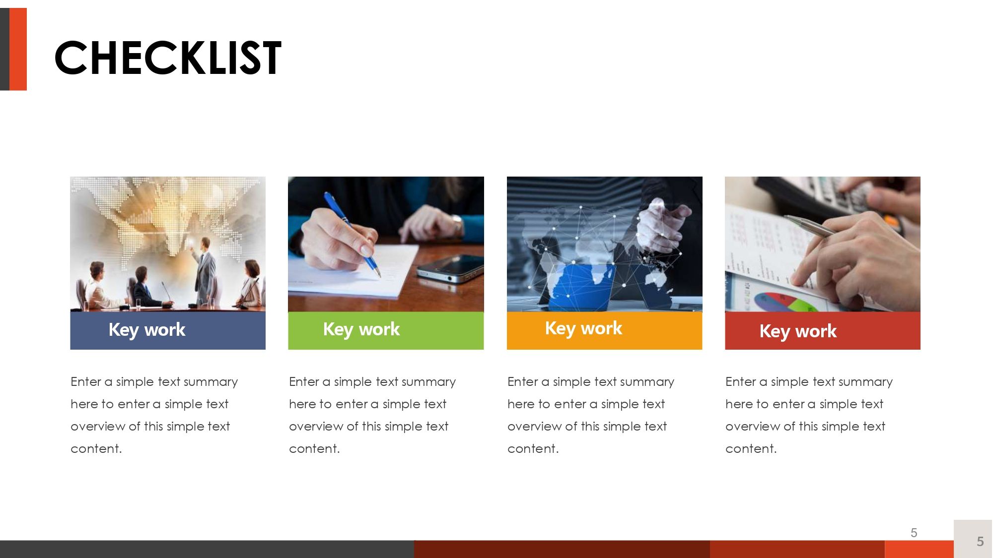 Lista de Verificación Plantilla PowerPoint