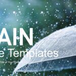 Lluvia Plantilla PowerPoint