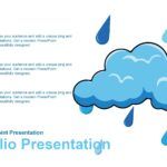 Lluvia Plantilla PowerPoint