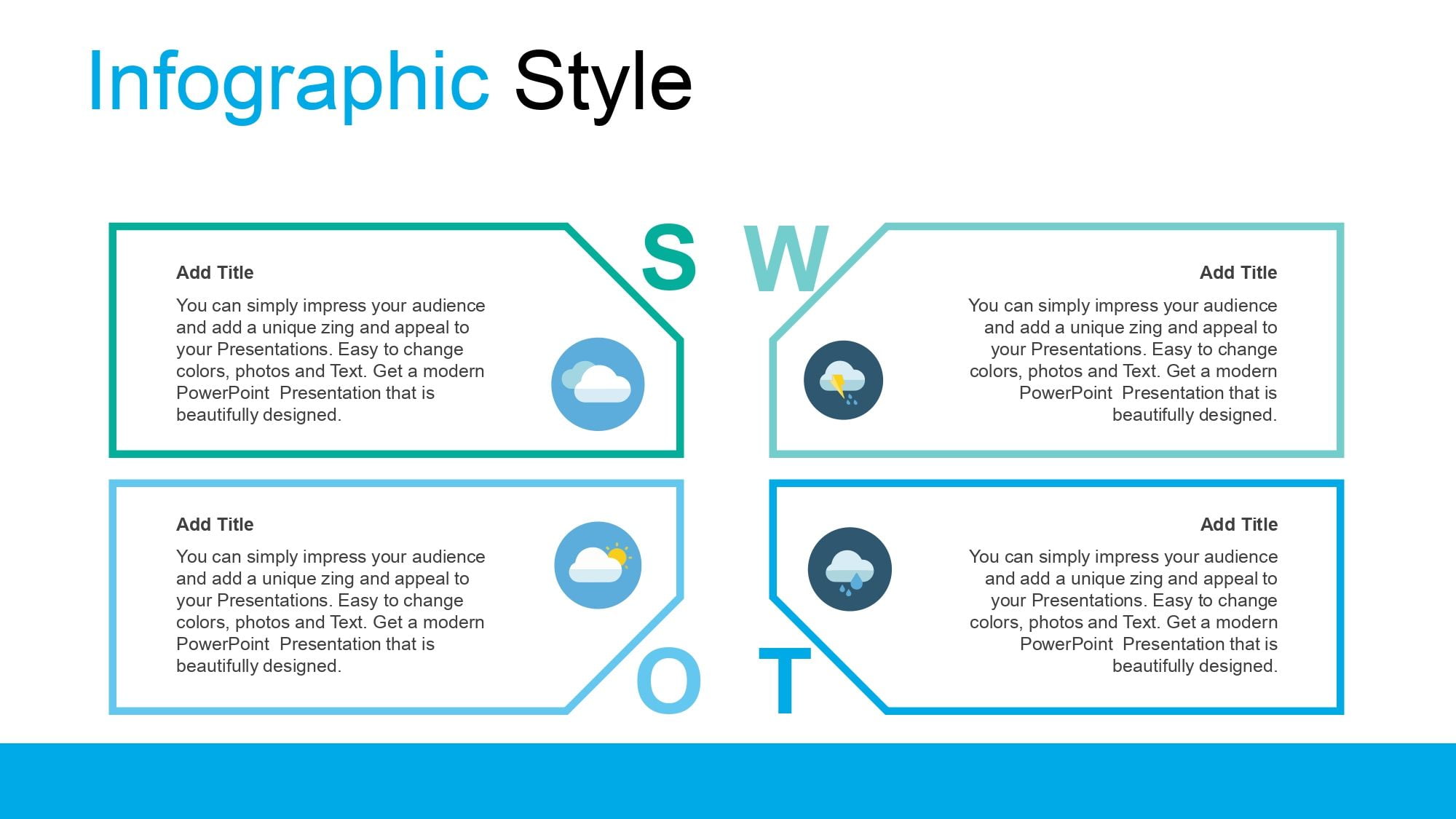 Lluvia Plantilla PowerPoint