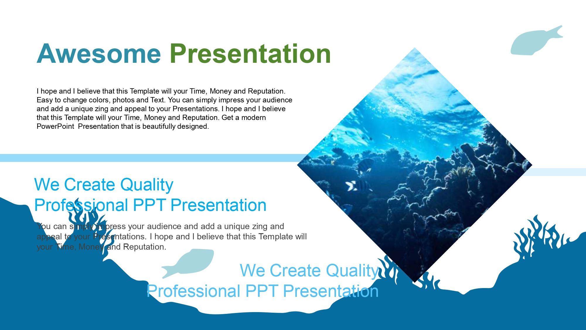 Los Ecosistemas Plantilla PowerPoint