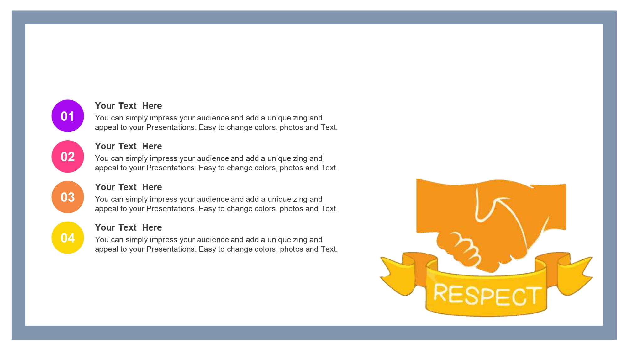 Los Valores Plantilla PowerPoint