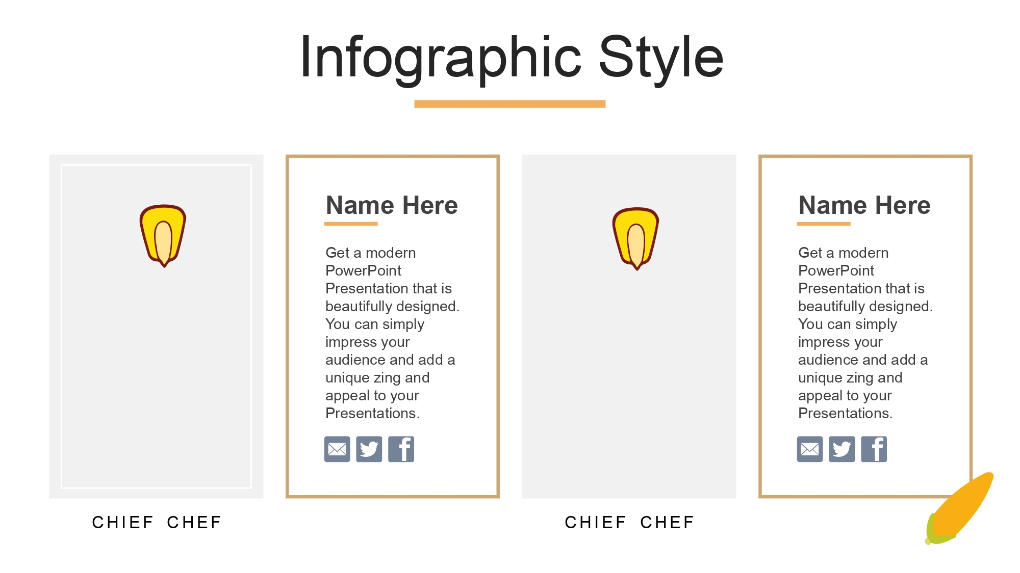 Maíz Plantilla PowerPoint