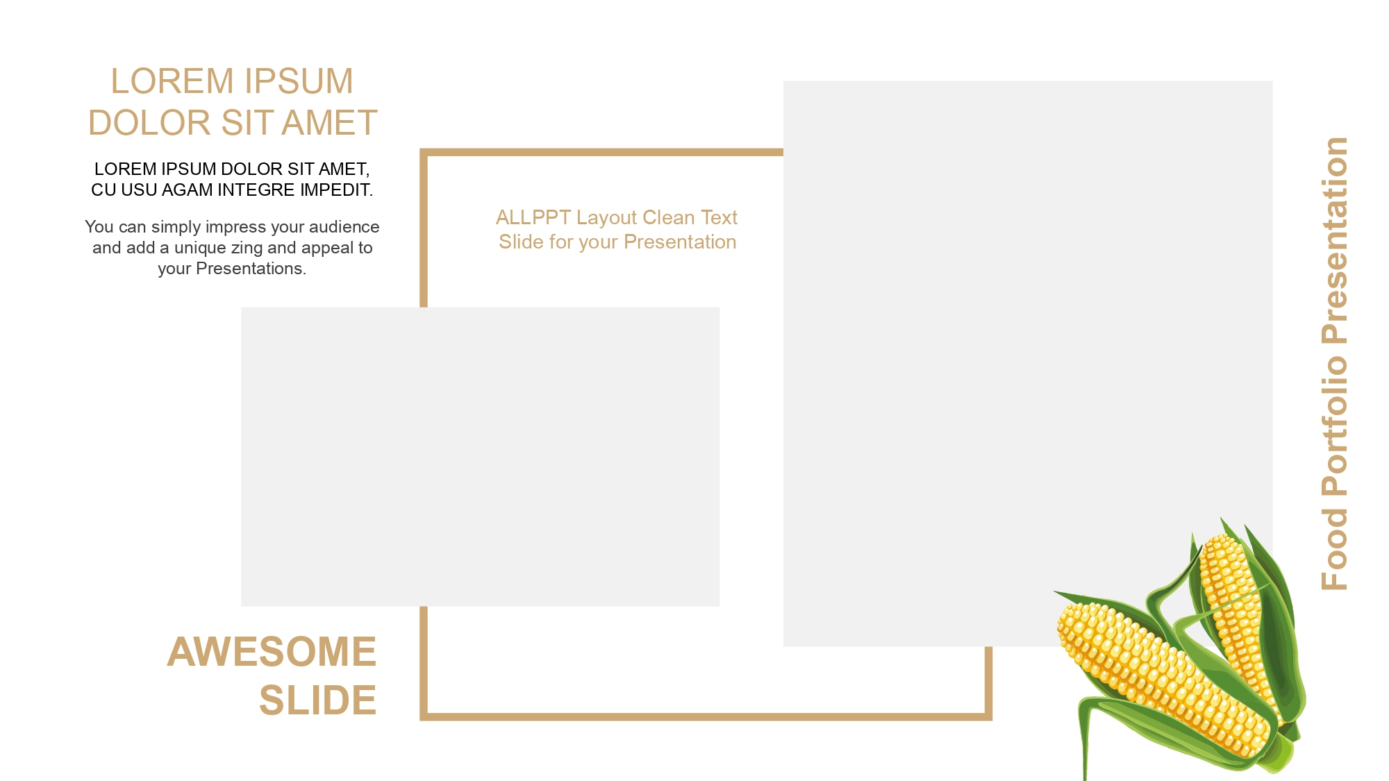 Maíz Plantilla PowerPoint