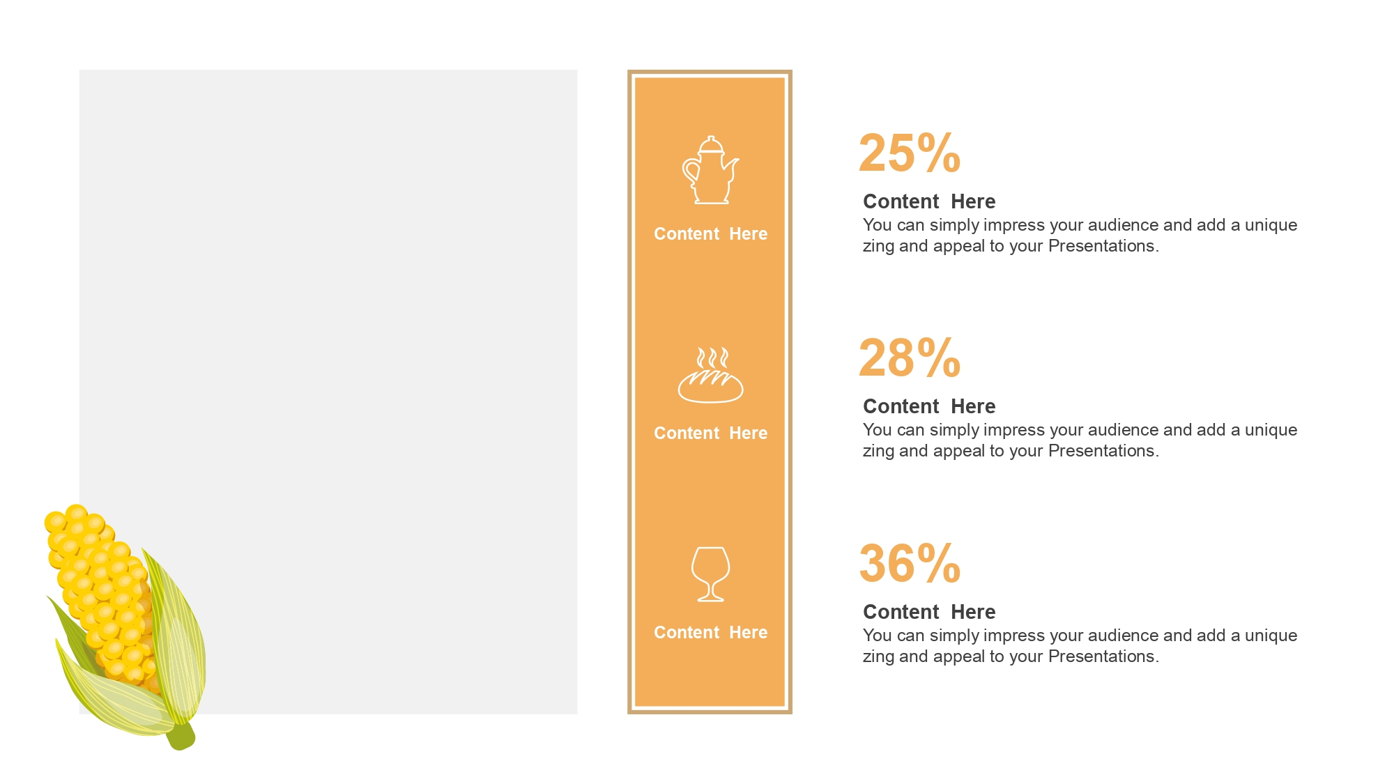 Maíz Plantilla PowerPoint