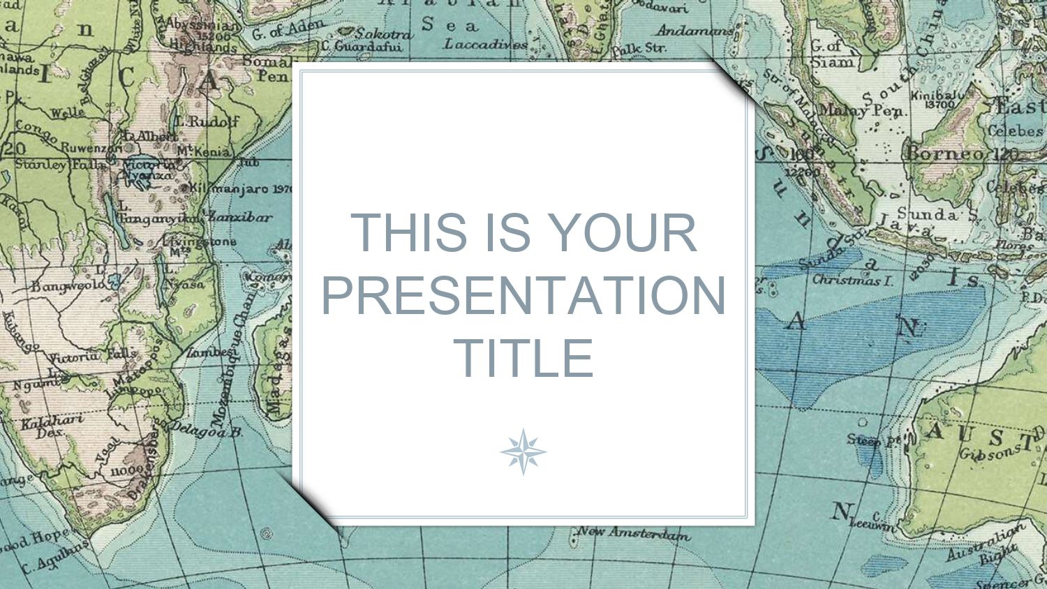 Mapas Antiguos Plantilla PowerPoint
