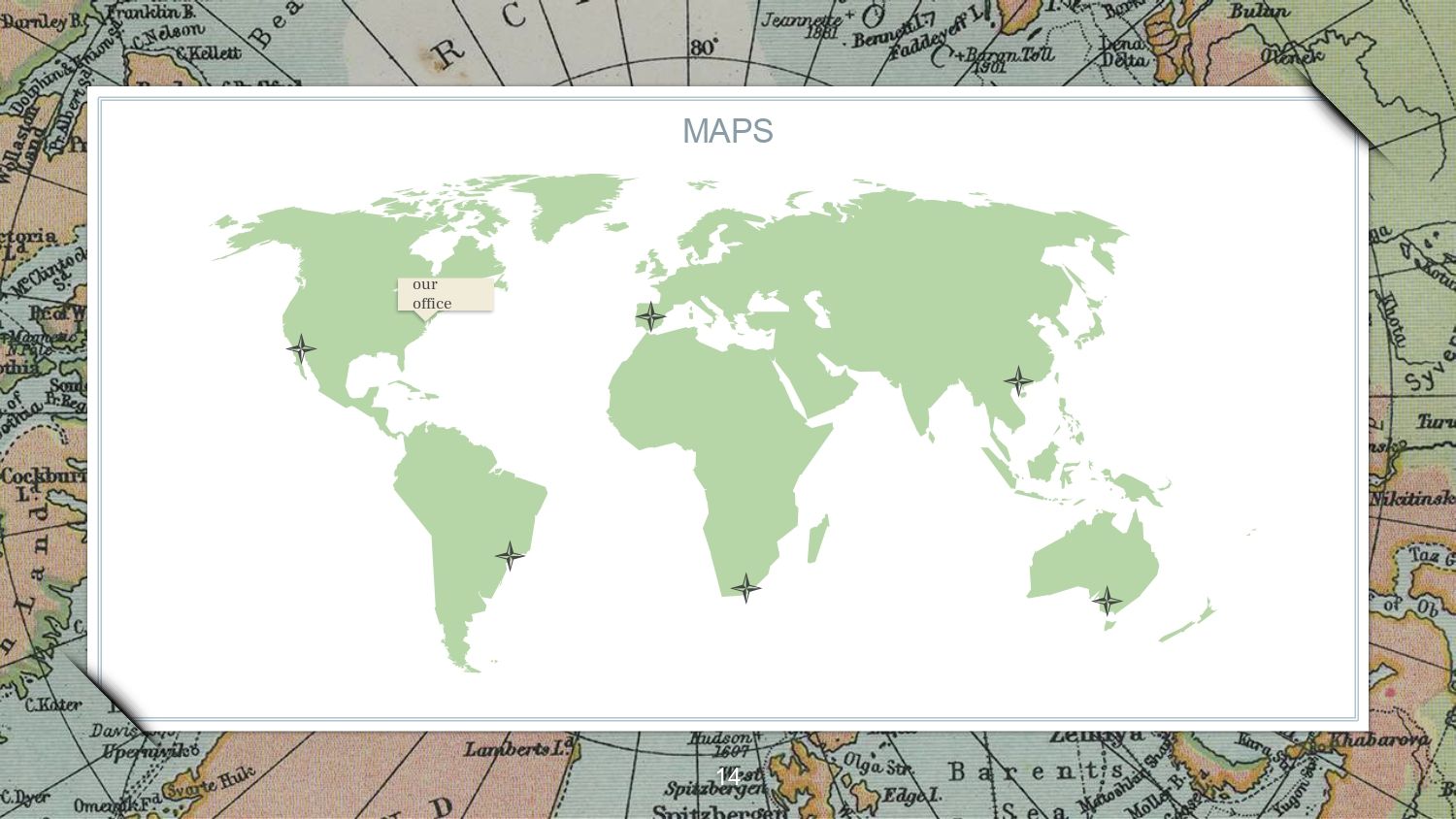 Mapas Antiguos Plantilla PowerPoint