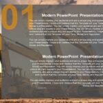 Maquinaria Pesada Plantilla PowerPoint