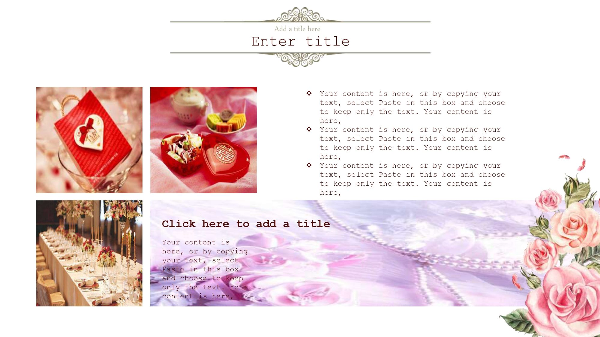 Matrimonio Plantilla PowerPoint