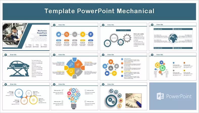 Mecánica Plantilla PowerPoint