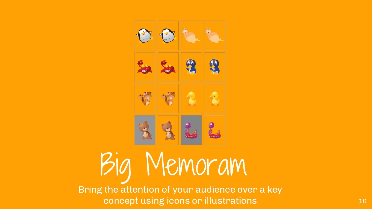 Memorama Plantilla PowerPoint