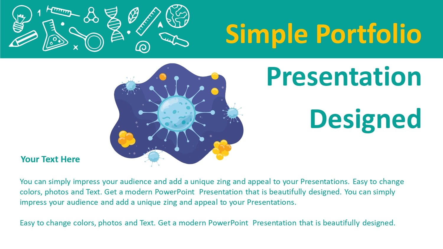 Microbiología Plantilla PowerPoint
