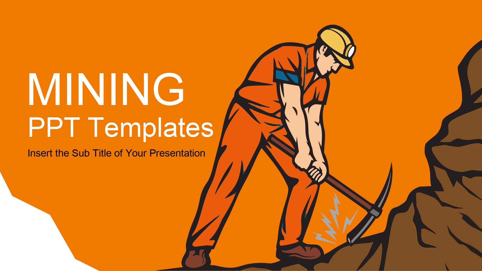 Minería Plantilla PowerPoint
