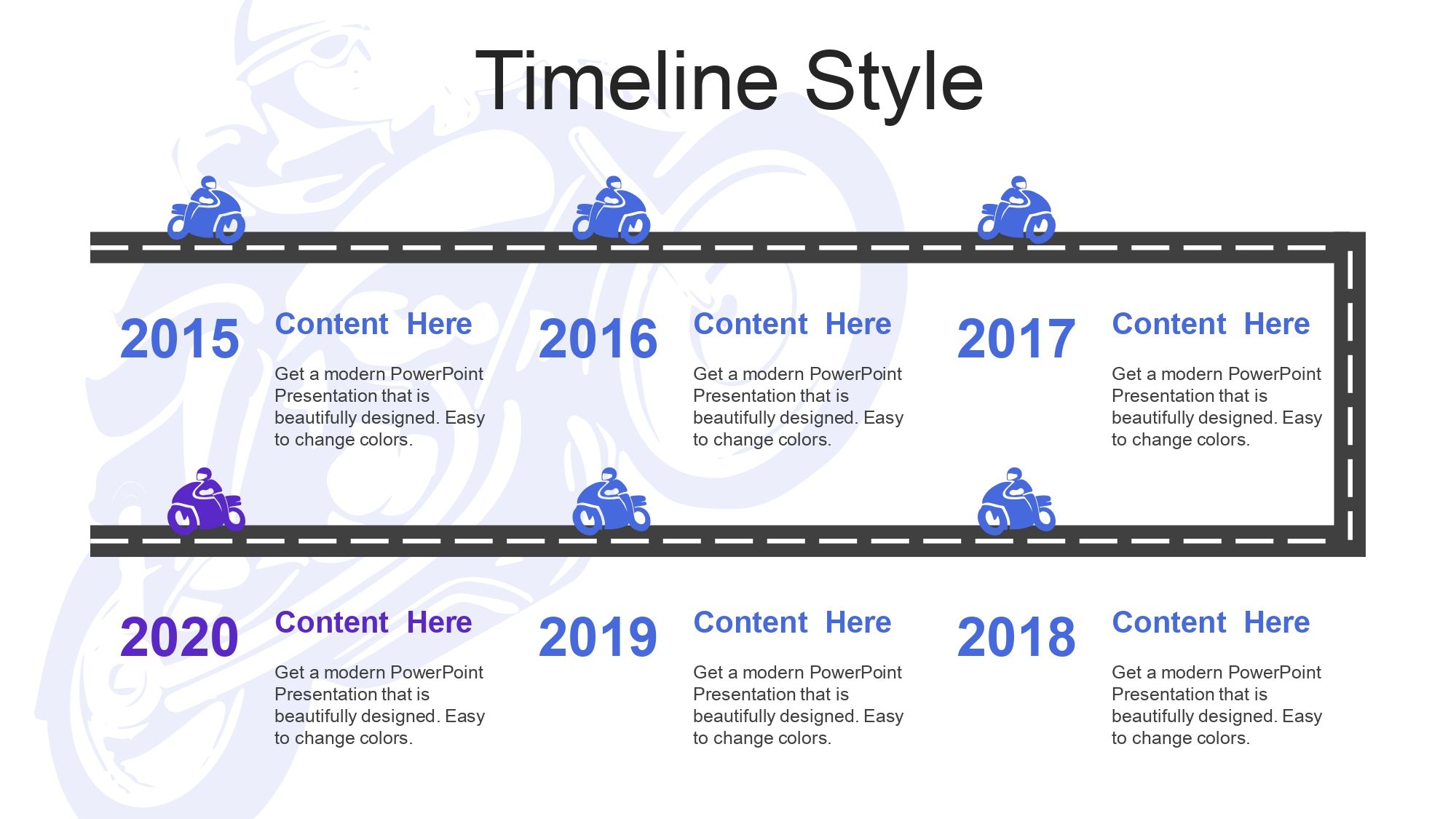 Motos Plantilla PowerPoint