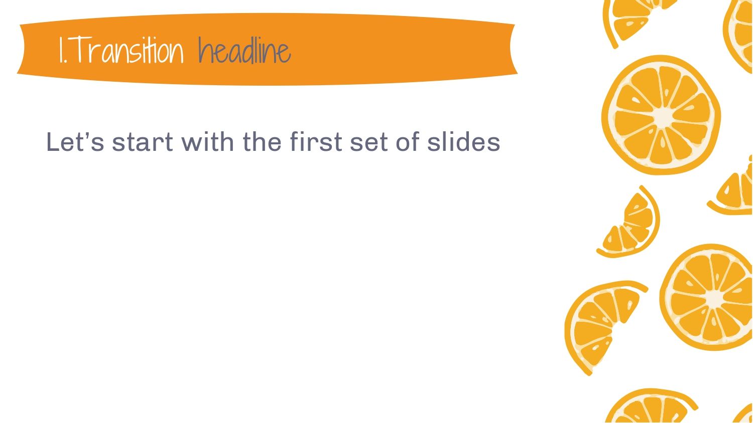 Naranja Plantilla PowerPoint