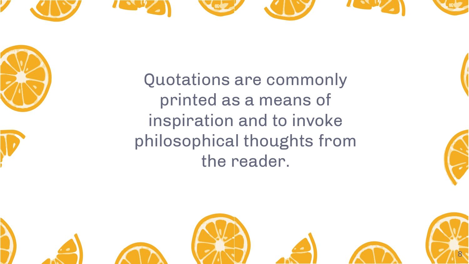 Naranja Plantilla PowerPoint