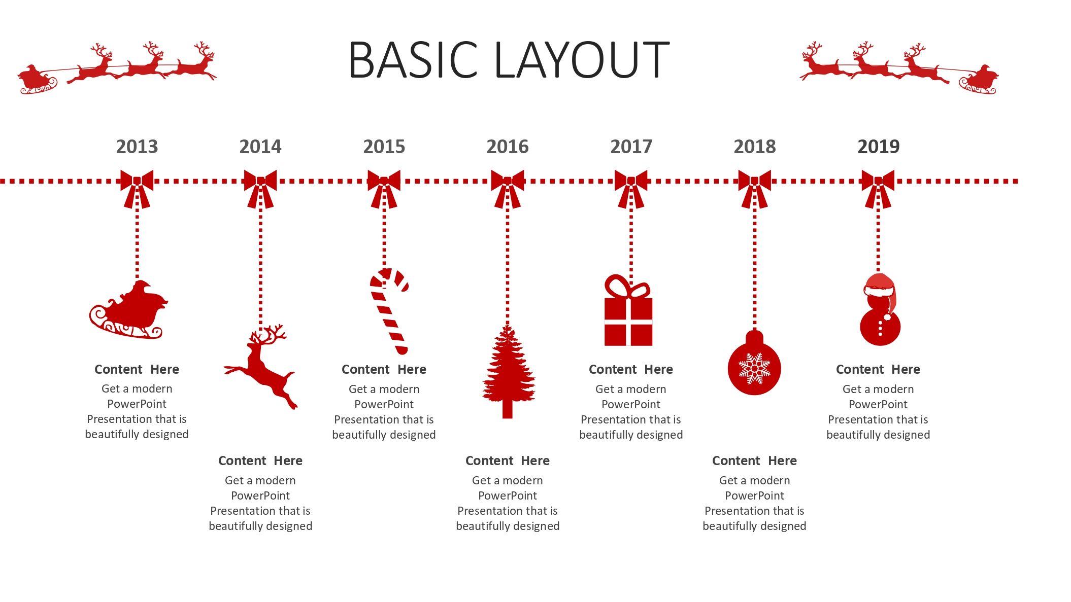 Navidad Animada Plantilla PowerPoint