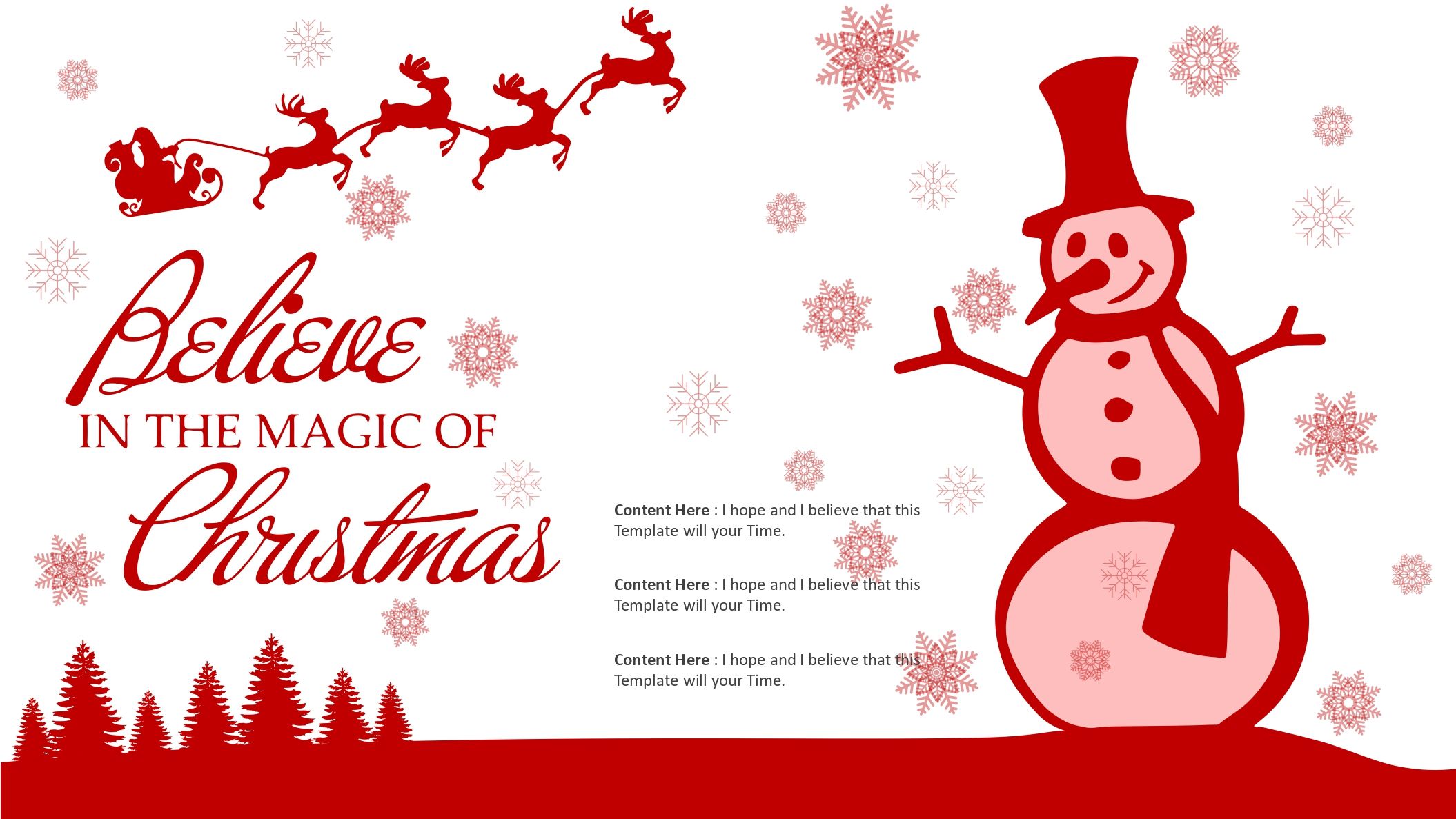 Navidad Animada Plantilla PowerPoint