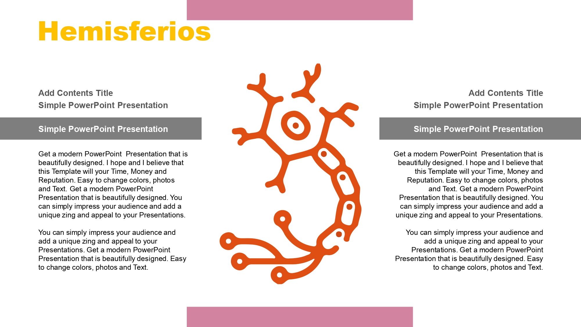 Neurociencia Plantilla PowerPoint