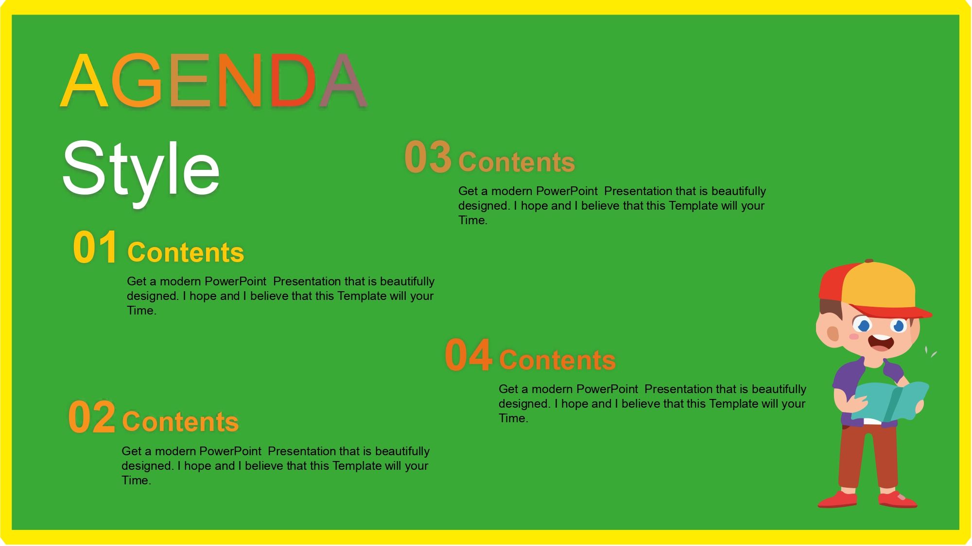 Números Plantilla PowerPoint