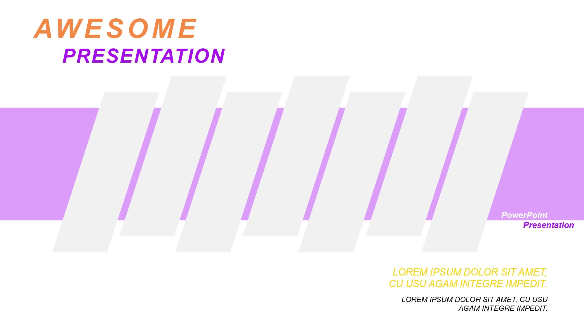 Ondas con Degradado Plantilla PowerPoint