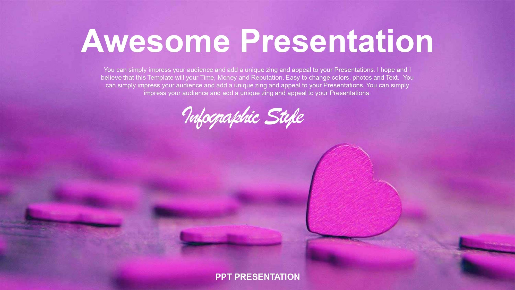 Ondas con Degradado Plantilla PowerPoint