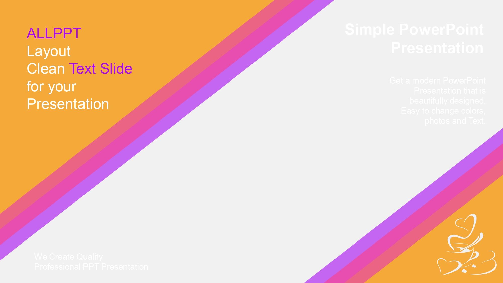 Ondas con Degradado Plantilla PowerPoint