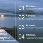 Paisaje de Faro Plantilla PowerPoint
