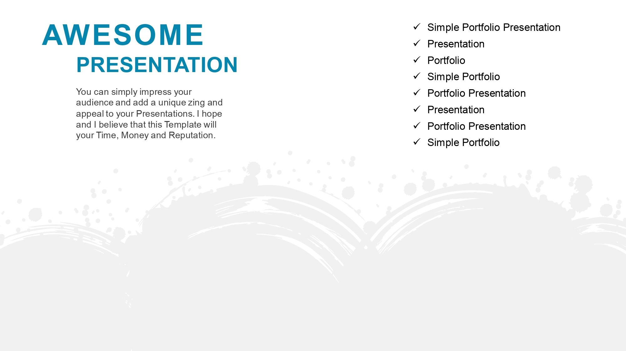 Paisaje de Faro Plantilla PowerPoint
