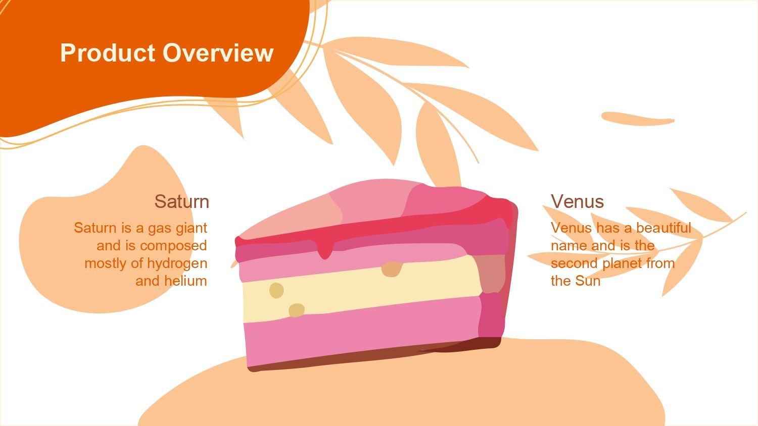 Pastelería Plantilla PowerPoint