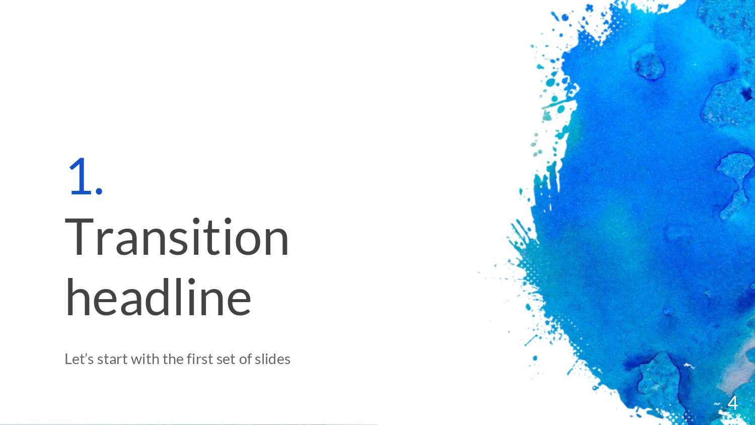 Pinturas Artísticas Plantilla PowerPoint