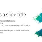 Pinturas Artísticas Plantilla PowerPoint
