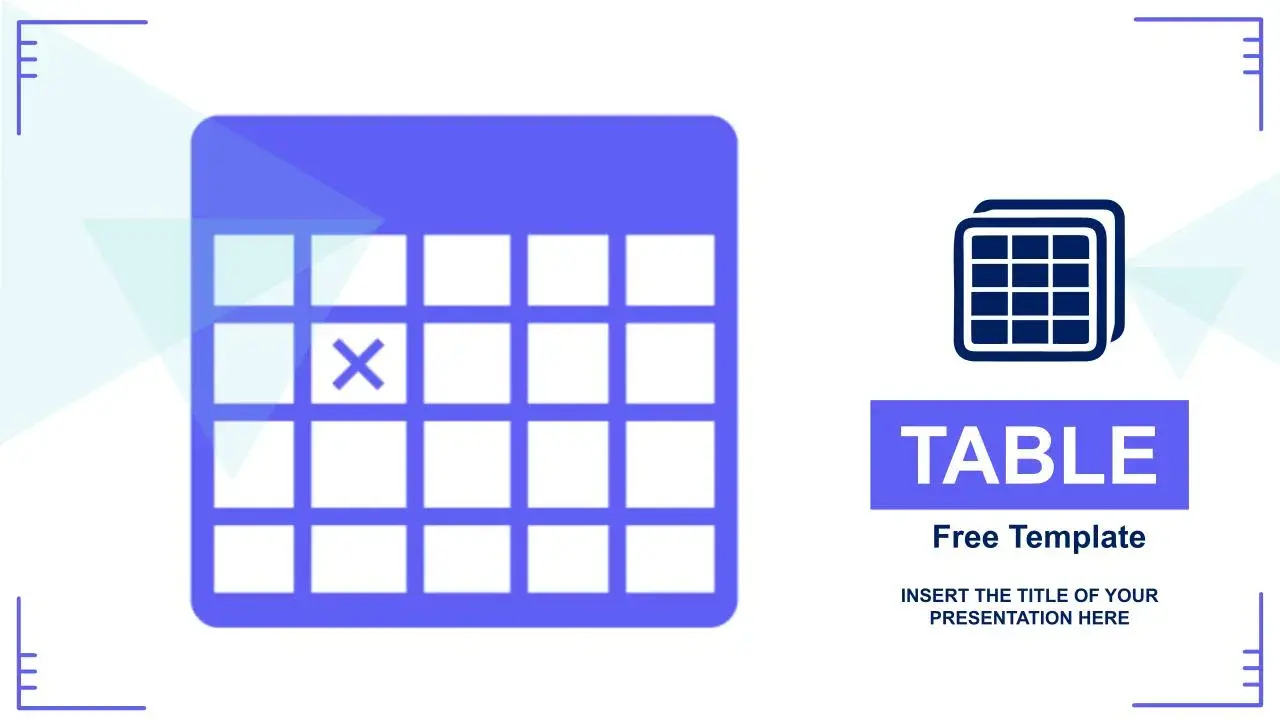 Plantillas PowerPoint de Tablas