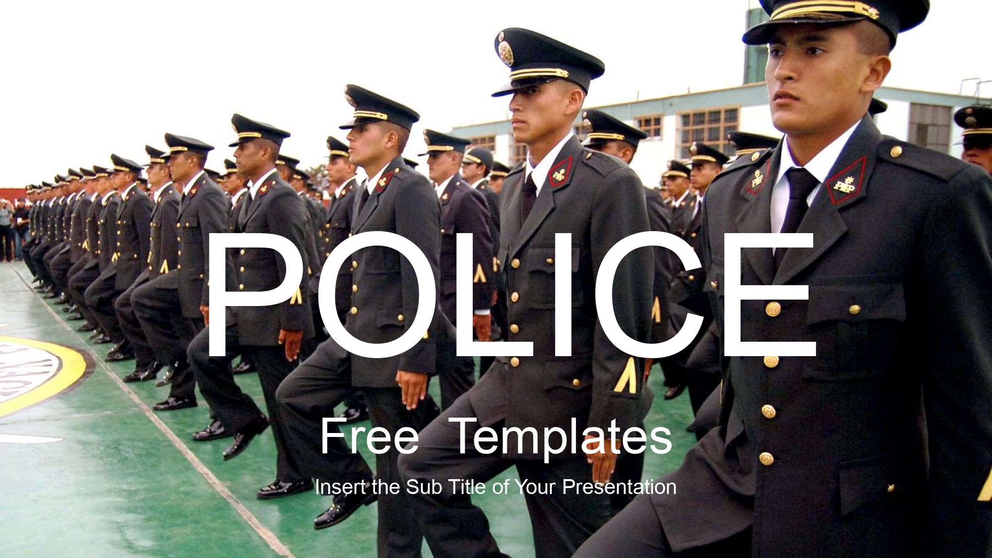 Policía Plantilla PowerPoint