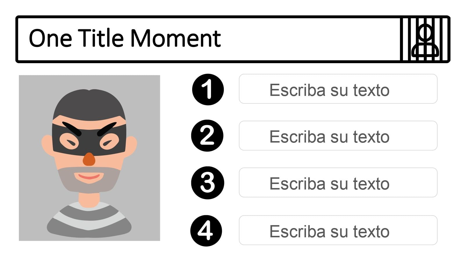 Prisión Plantilla PowerPoint