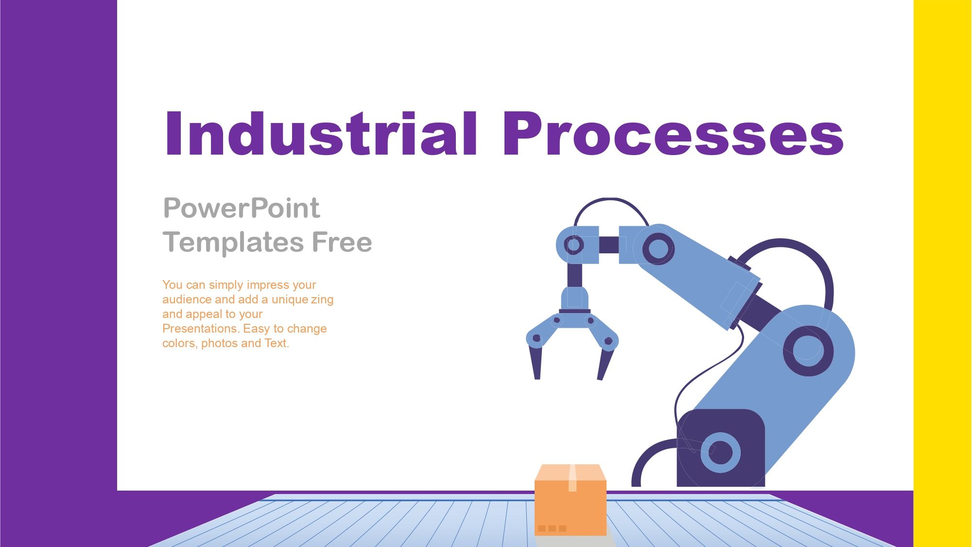 Procesos Industriales Plantilla PowerPoint