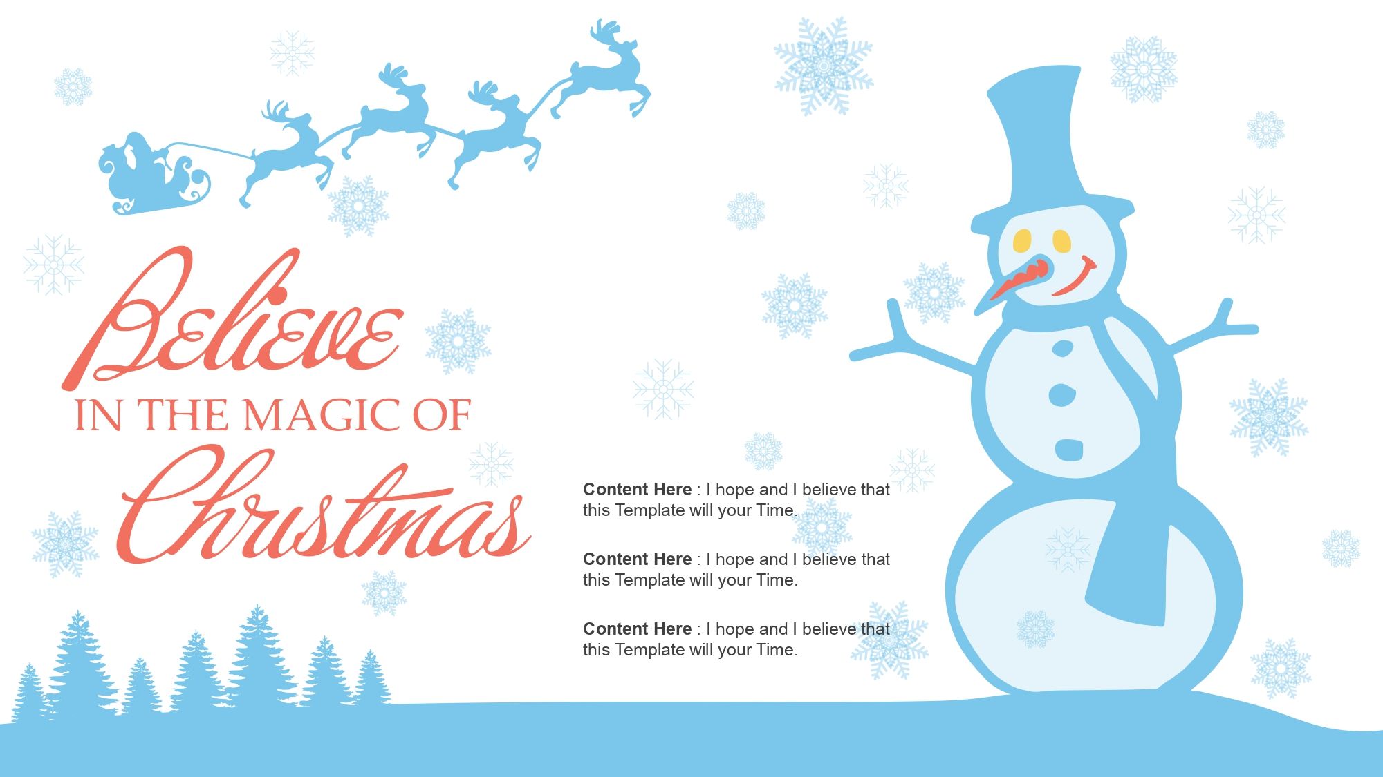 Regalos de Navidad Plantilla PowerPoint